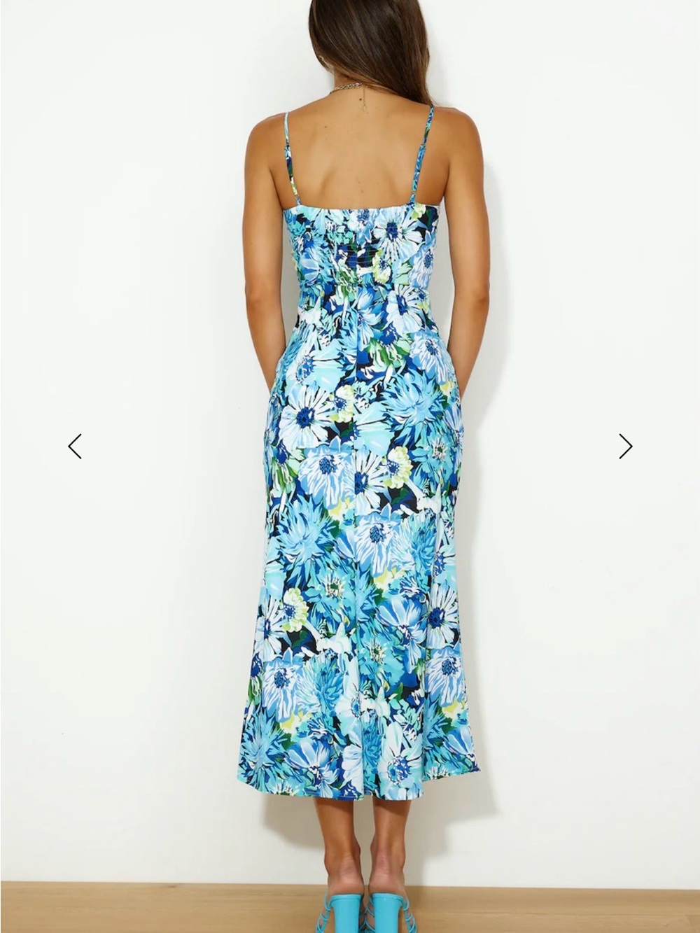 Hello Molly By The Garden Maxi Dress Blue - Picture 5 of 10